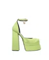 Versace Medusa Aevitas 155mm Pumps In Green