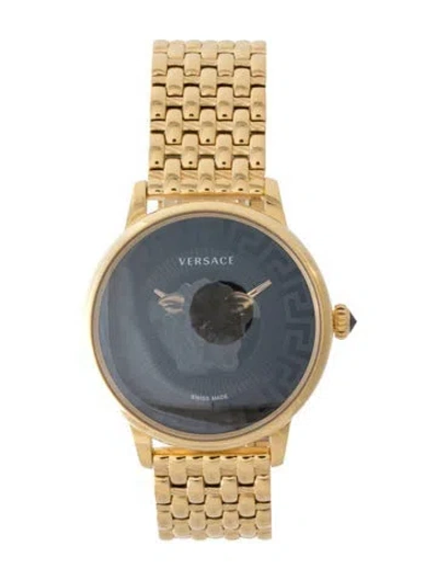 Pre-owned Versace Medusa Alchemy Watch, 38mm In Multi