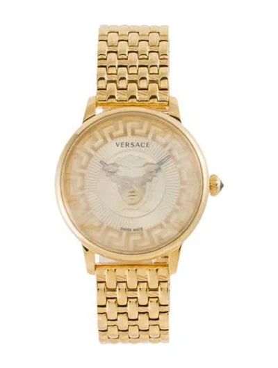 Pre-owned Versace Medusa Alchemy Watch, 38mm In Multi
