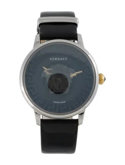Pre-owned Versace Medusa Alchemy Watch In Multi