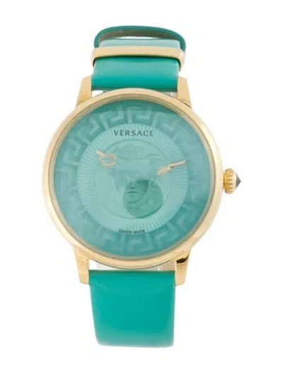 Pre-owned Versace Medusa Alchemy Watch In Multi