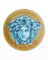 Versace Medusa Amplified Blue Coin Service Plate