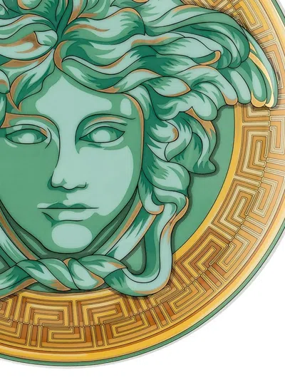 Versace Medusa Amplified Small Plate In Gold
