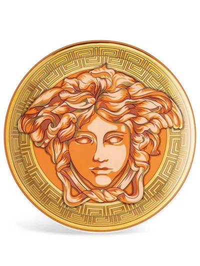 Versace Medusa Amplified Small Plate In Gold