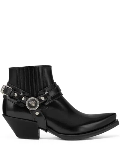 VERSACE MEDUSA BIKER BOOTS