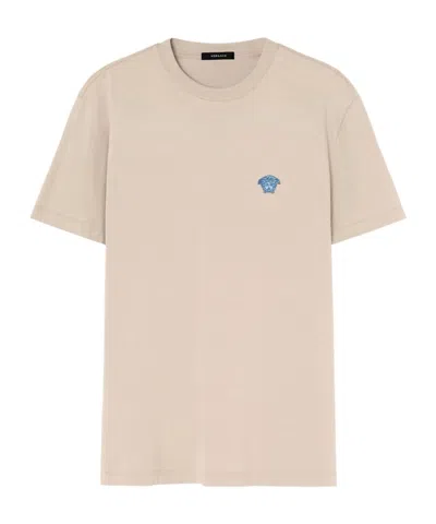 VERSACE MEDUSA-APPLIQUÉ COTTON T-SHIRT