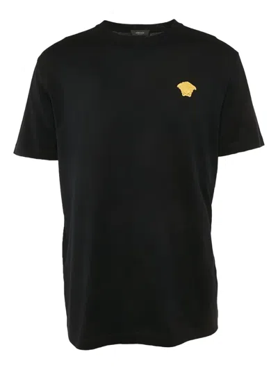 Pre-owned Versace Medusa-appliqué Cotton T-shirt
