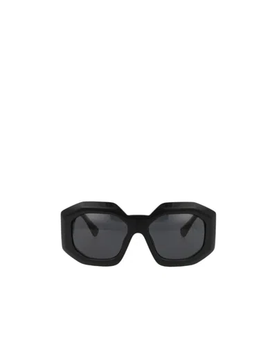Versace Medusa-arm Sunglasses In Black