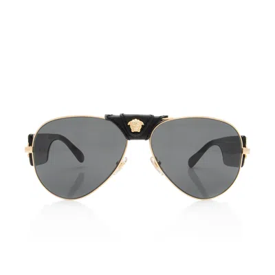 Versace Medusa Aviator Sunglasses