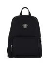 Versace Zip Pocket Top Handle Adjustable Shoulder Straps