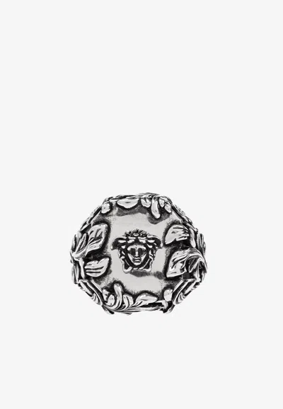 VERSACE MEDUSA BAROCCO BRASS RING