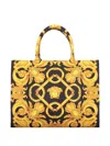 Versace Medusa Barocco Tote Bag In Schwarz