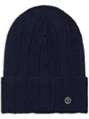 Versace Medusa Beanie In Blue