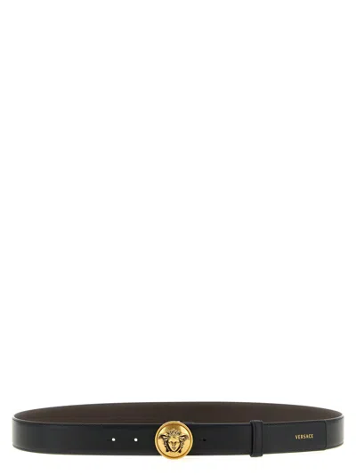Versace Medusa Belt In Black