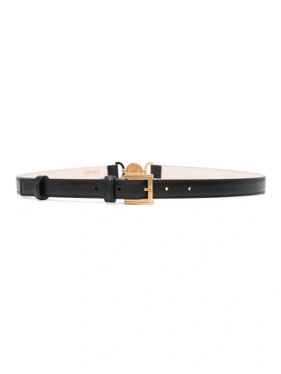 Versace Medusa Belt In Black