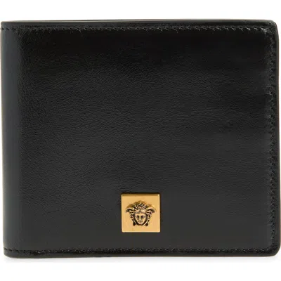 Versace Medusa Bifold Wallet In Black
