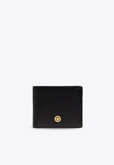 VERSACE MEDUSA BIGGIE BI-FOLD LEATHER WALLET