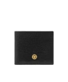 Versace - Black Medusa Biggie Bifold Leather Wallet - Men's In Black