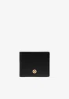 Versace - Black Medusa Biggie Bifold Leather Wallet - Men's In Black