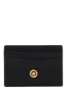 Versace Medusa-embellished Cardholder In Black