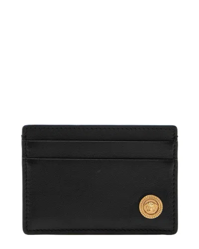 Pre-owned Versace Medusa Biggie Card Holder (authentic Pre-loved)