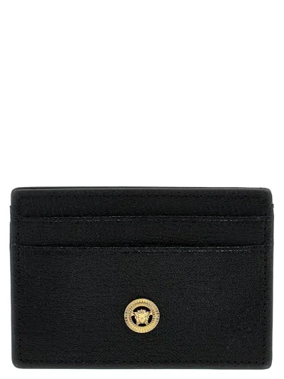 Versace 'medusa Biggie' Card Holder In Black