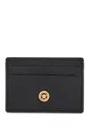 Versace Medusa Leather Cardholder In Black