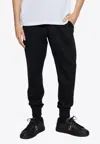 Versace Medusa Biggie Cashmere-blend Track Pants In Black