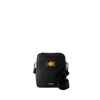 Versace Medusa Biggie Crossbody - Leather - Black