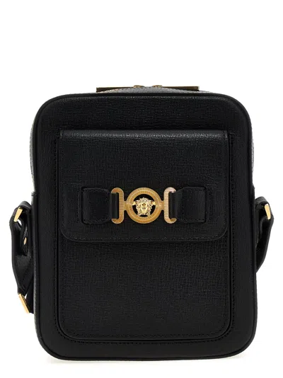 Versace Handbags. In Black