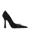 Versace Medusa Biggie Crystal-embellished Pumps In Black
