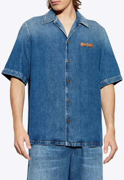 VERSACE MEDUSA BIGGIE DENIM SHIRT