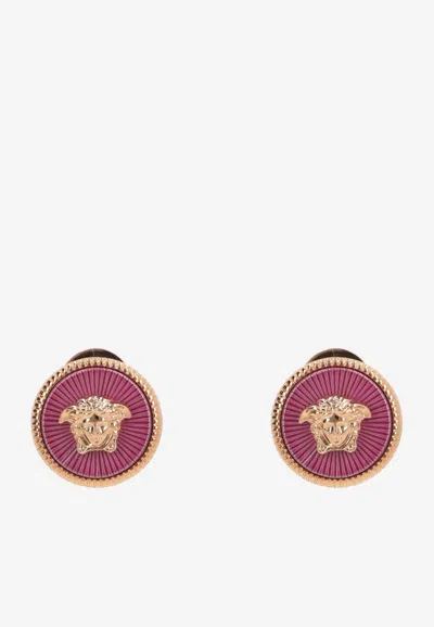 Versace Medusa Biggie Earrings In Gold