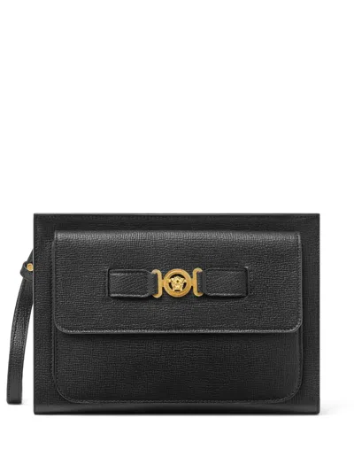 Versace Medusa Tasche In Schwarz