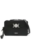 Versace Medusa Biggie Messenger Bag In Black