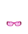 Versace Medusa Biggie Rectangle-frame In Pink