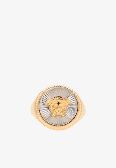Versace Ring Metal In Silver