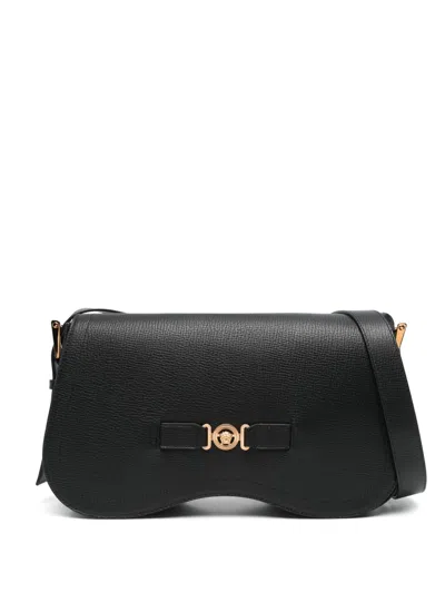 Versace Medusa Biggie Shoulder Bag In Black