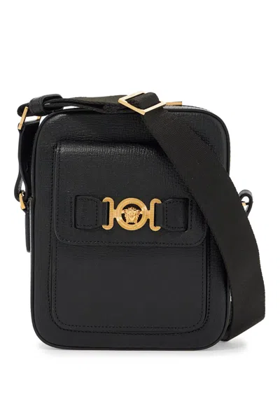 Versace Medusa Biggie Shoulder Bag In Black