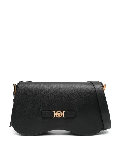 Versace Medusa Biggie Schultertasche In Schwarz