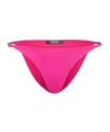 Versace Medusa Lycra Bikini Bottoms In Fuchsia