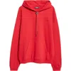 Versace Medusa Bolo Cotton Hoodie In 1rb30-lipstick Red