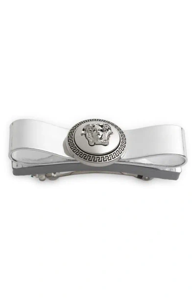 Versace Medusa Bow Clip In 1e01p-silveralladium