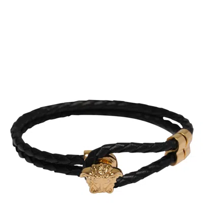 Versace Medusa Bracelet In Nero E Oro
