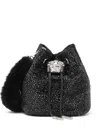 Versace Medusa Bucket Bag In Black