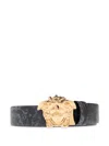 Versace Reversible Medusa-buckle Belt In 黑色