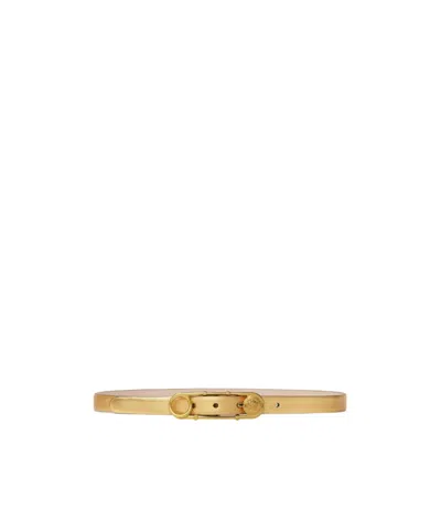 Versace Leather Belt In Brown