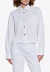 Versace Medusa Buttoned Jacket In White