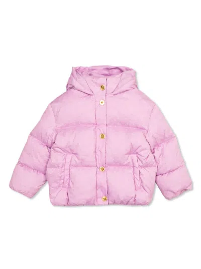 Versace Kids' Medusa Buttons Jacket In Pink