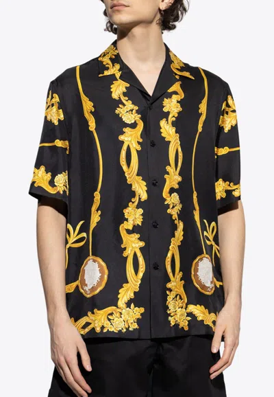 VERSACE MEDUSA CAMEO BOWLING SHIRT